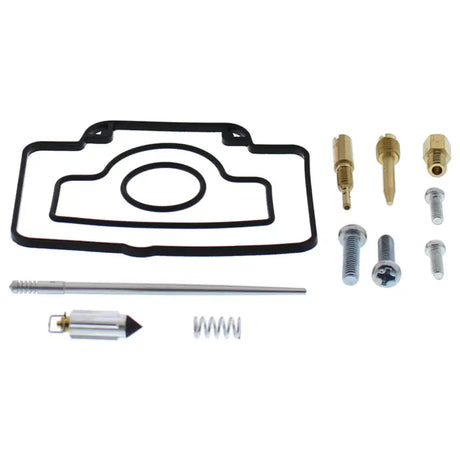 Carburetor rebuild kit with small metal and rubber parts for All Balls 26-1747 rebuild kit