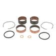 Motorcycle fork bushing kit for rebuilds, includes all parts needed for fork bushing replacement