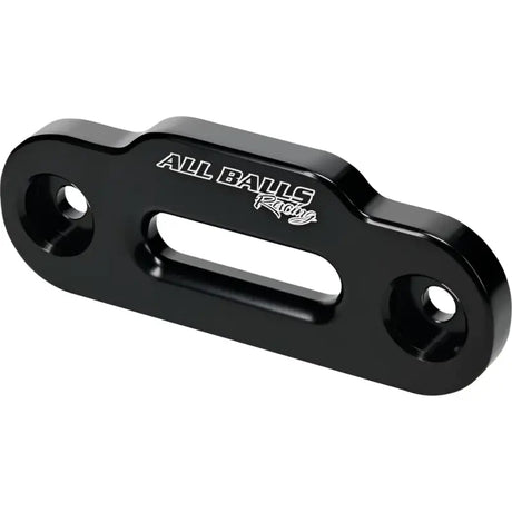 Black aluminum hawse fairlead for reliable winching operations with winch rope on All Balls 431-01038