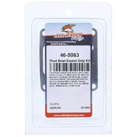 All Balls 46-5063 Float Bowl Gasket Only Kit