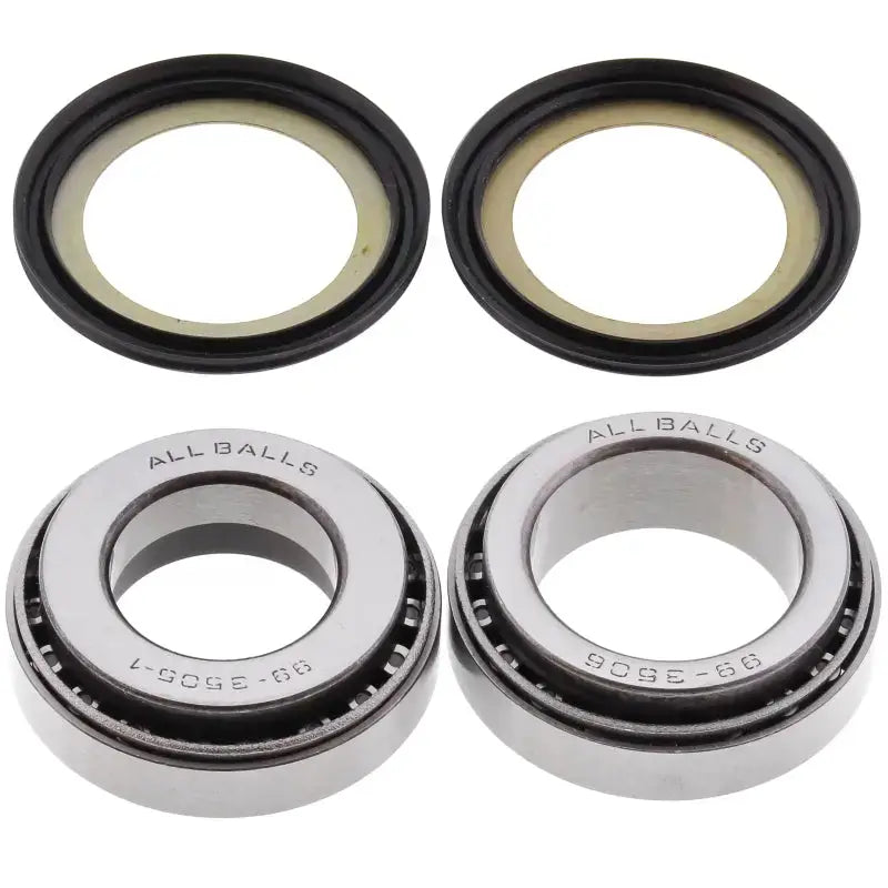 All Balls Racing 73-75 Yamaha TX500 Steering Bearing Kit - All Balls Racing
