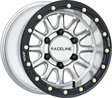Alpha Hyper Wheel 6x139.7 Hyper Silver/Blk 15x10 (+10mm) - RACELINE