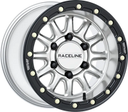 Alpha Hyper Wheel 6x139.7 Hyper Silver/Blk 15x10 (+10mm) - RACELINE