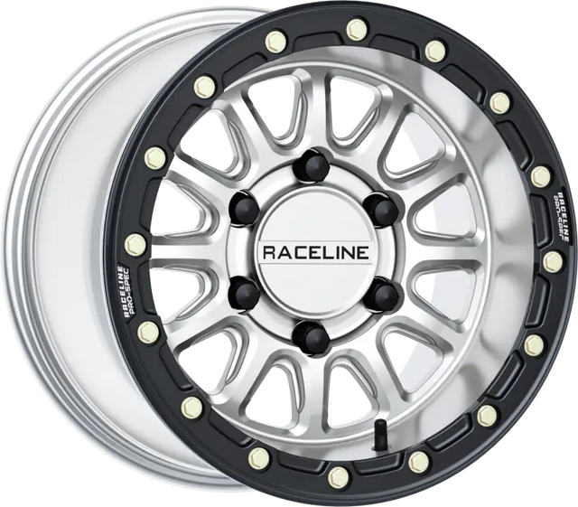 Alpha Hyper Wheel 6x139.7 Hyper Silver/Blk 15x10 (+10mm) - RACELINE