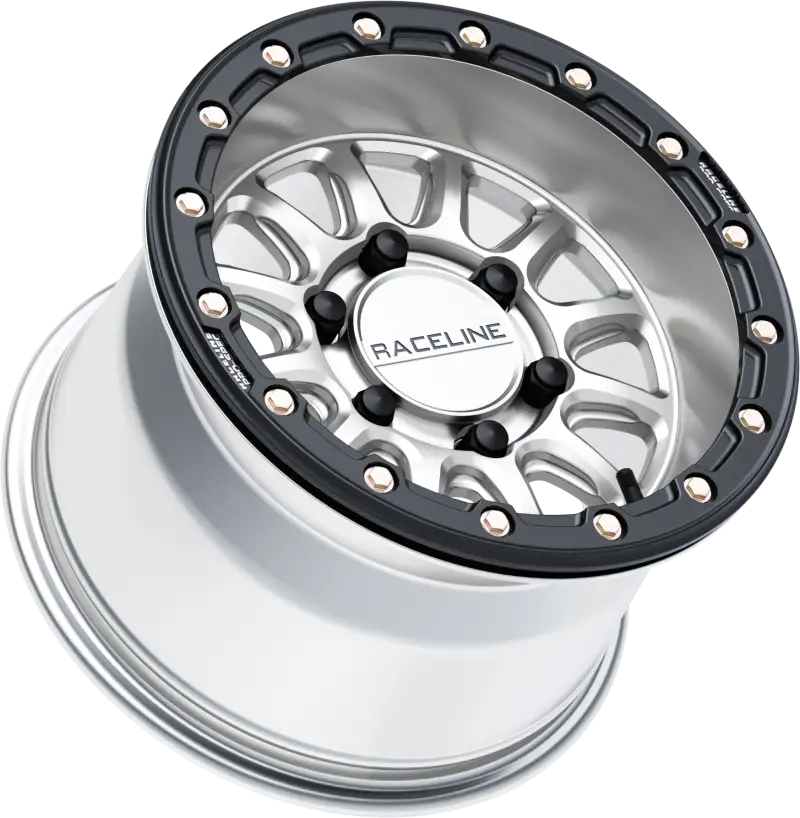 Alpha Hyper Wheel 6x139.7 Hyper Silver/Blk 15x10 (+10mm) - RACELINE