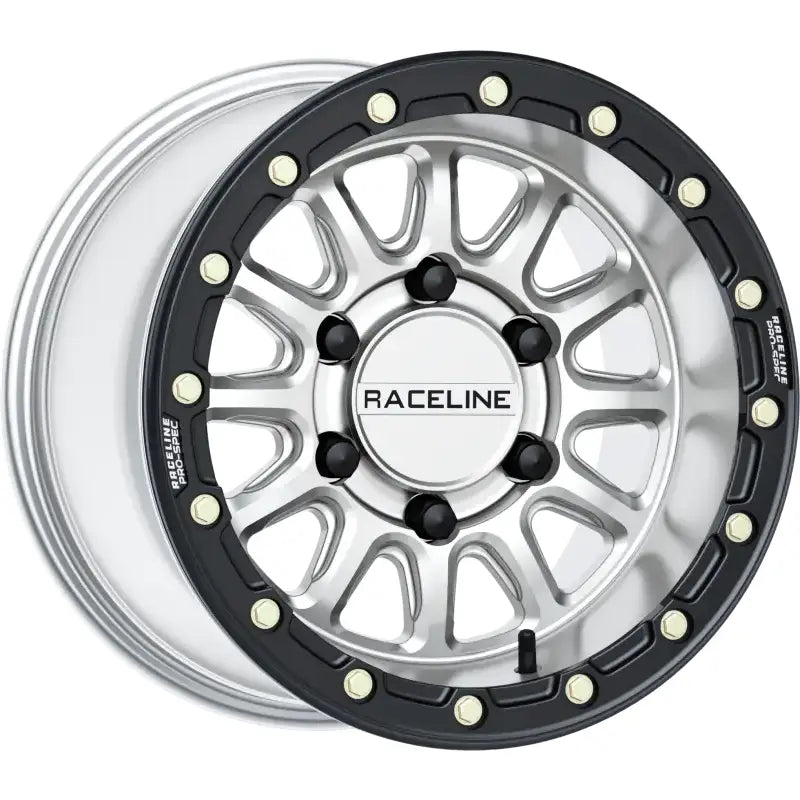 Alpha Hyper Wheel 6x139.7 Hyper Silver/Blk 15x10 (+10mm) - RACELINE
