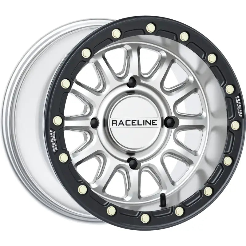 Alpha Hyper Wheel 4x137 Hyper Silver/Blk 15x10 (+10mm) - RACELINE