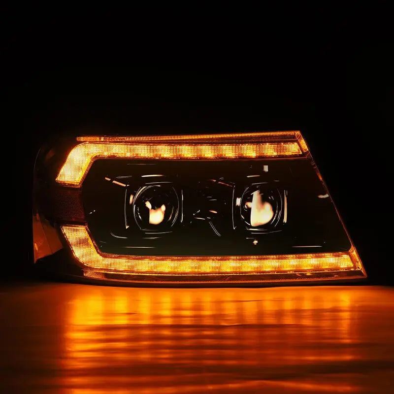 AlphaRex 880136 AlphaRex 04-08 Ford F150 PRO-Series Projector Headlights Chrome w/ Sequential Signal and DRL - 880136
