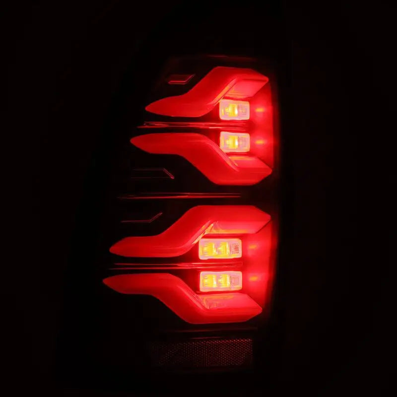 AlphaRex 680060 AlphaRex 05-15 Toyota Tacoma LUXX LED Taillights Blk w/Activ Light/Seq Signal