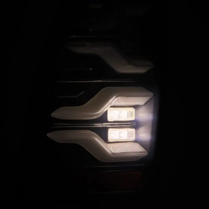 AlphaRex 680060 AlphaRex 05-15 Toyota Tacoma LUXX LED Taillights Blk w/Activ Light/Seq Signal