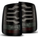 AlphaRex 09-18 Dodge Ram 1500 PRO-Series LED Tail Lights Jet Black, energy-efficient LED technology, SAE and DOT compliant.