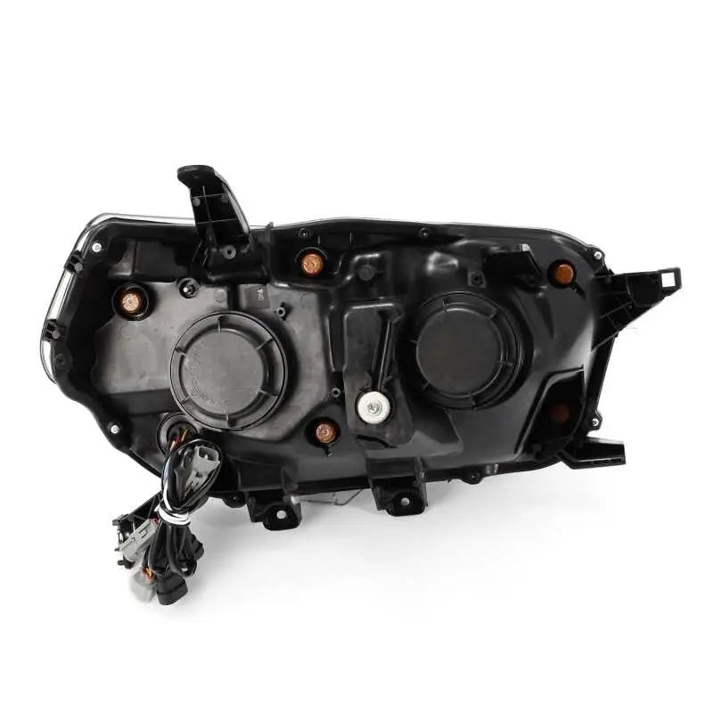 AlphaRex 880755 AlphaRex 10-13 Toyota 4Runner PRO-Series Projector Headlights Plank Style Black w/Seq Signal/DRL