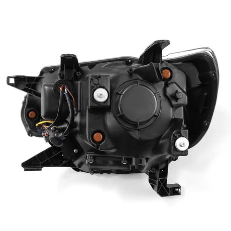 AlphaRex 12-15 Toyota NOVA LED Proj Headlights Plank Style Alpha Blk w/Activ Light/Seq Signal/DRL - Truck & Automotive