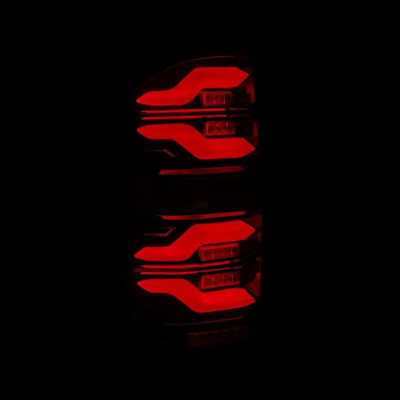 AlphaRex 672050 AlphaRex 14-21 Toyota Tundra LUXX LED Taillights Black/Red w/Activ Light/Seq Signal