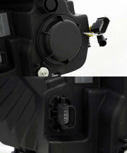 AlphaRex 15-17 Ford F-150 LUXX LED Projector Headlights Plank Style Black w/Activ Light/DRL - Truck & Automotive