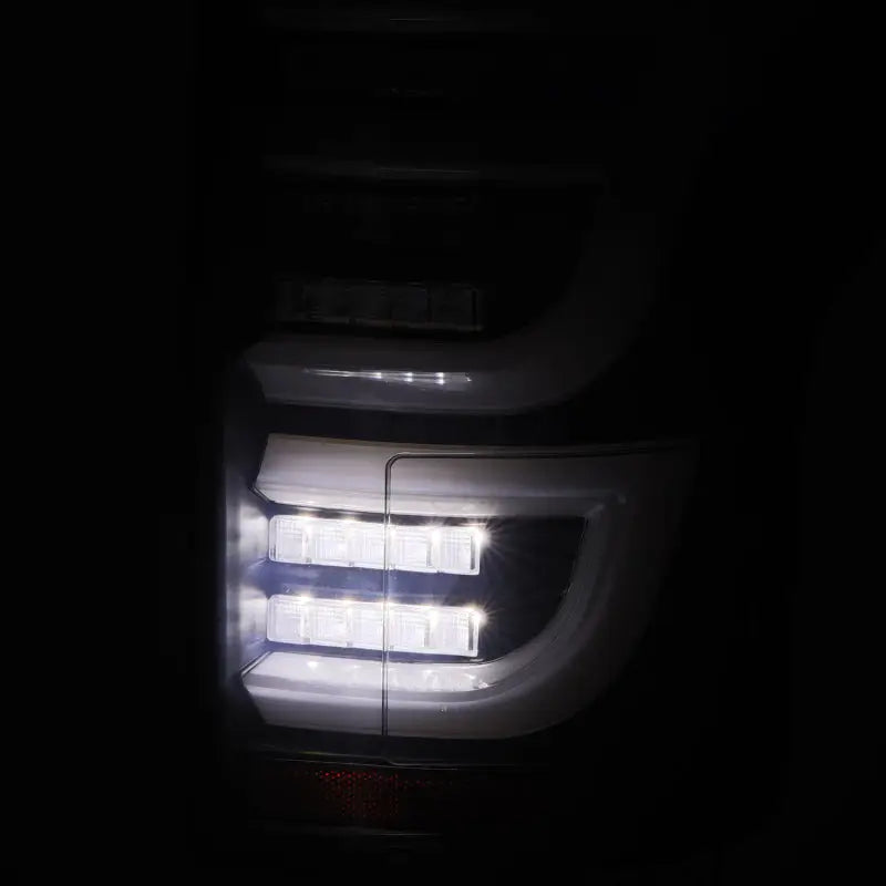 AlphaRex 652040 AlphaRex 15-20 Ford F150 Luxx-Series LED Tail Lights Alpha-Black - 652040