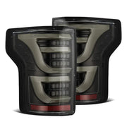 AlphaRex 652030 AlphaRex 15-20 Ford F150 Luxx-Series LED Tail Lights Alpha-Black - 652030