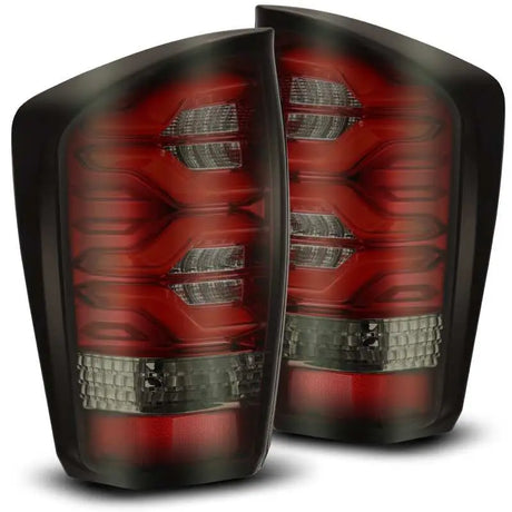 AlphaRex 16-20 Toyota Tacoma PRO-Series LED Tail Lights Red Smoke - Truck & Automotive
