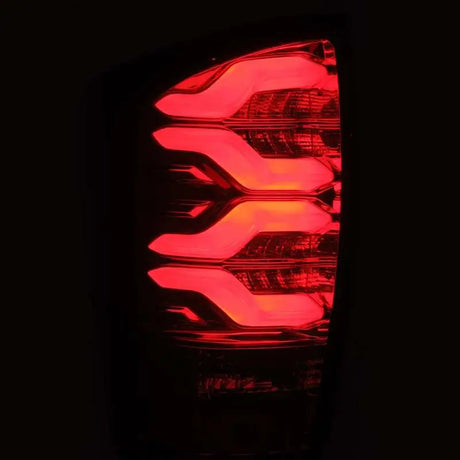 AlphaRex 16-20 Toyota Tacoma PRO-Series LED Tail Lights Red Smoke - Truck & Automotive