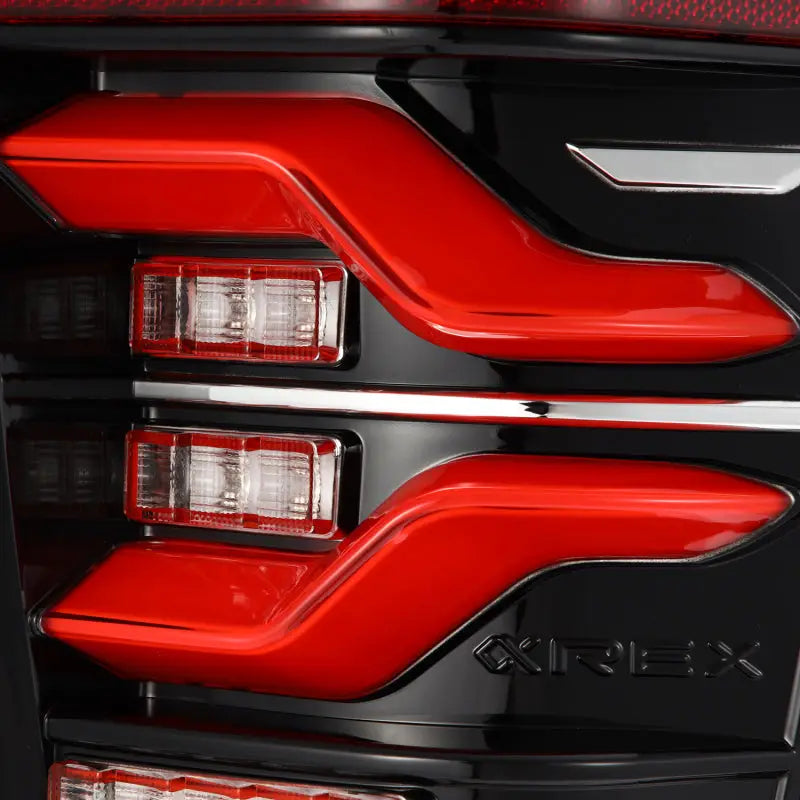 AlphaRex 680000 AlphaRex 16-21 Toyota Tacoma LUXX LED Taillights Blk/Red w/Activ Light/Seq Signal