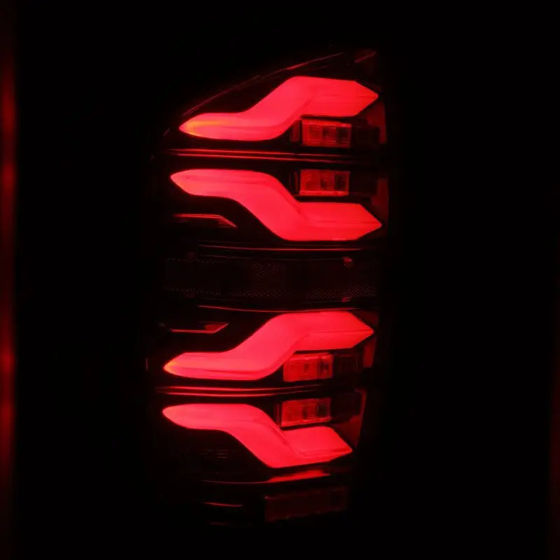 AlphaRex 680000 AlphaRex 16-21 Toyota Tacoma LUXX LED Taillights Blk/Red w/Activ Light/Seq Signal