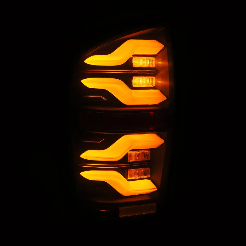 AlphaRex 16-21 Toyota TacomaLUXX LED Taillights Blk w/Activ Light/Seq Signal - Truck & Automotive