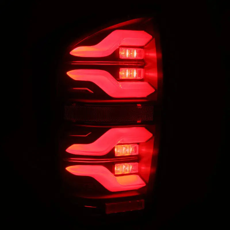 AlphaRex 16-21 Toyota TacomaLUXX LED Taillights Blk w/Activ Light/Seq Signal - Truck & Automotive