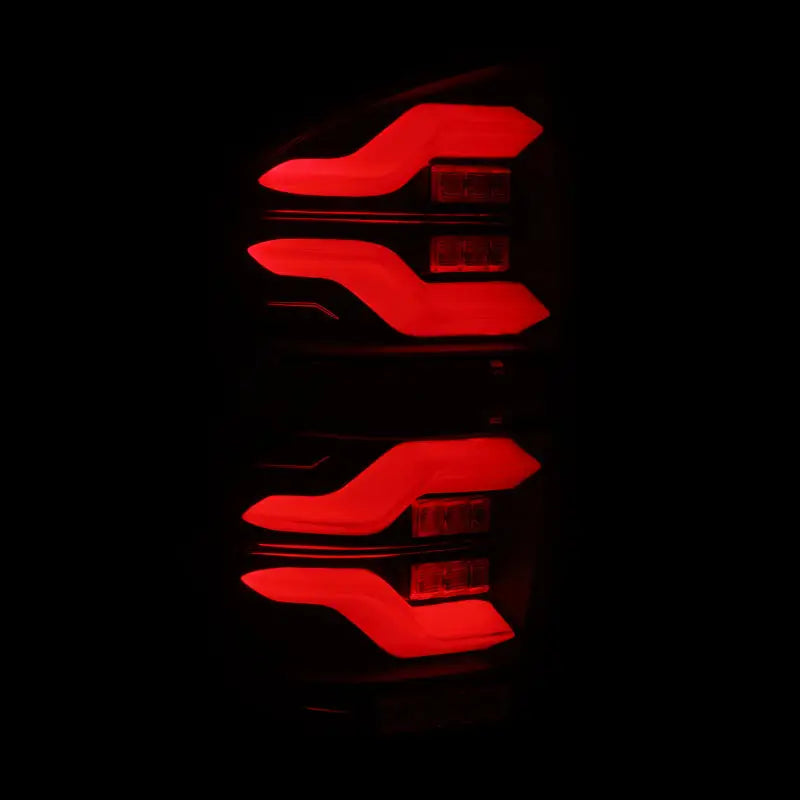 AlphaRex 16-21 Toyota TacomaLUXX LED Taillights Blk w/Activ Light/Seq Signal - Truck & Automotive