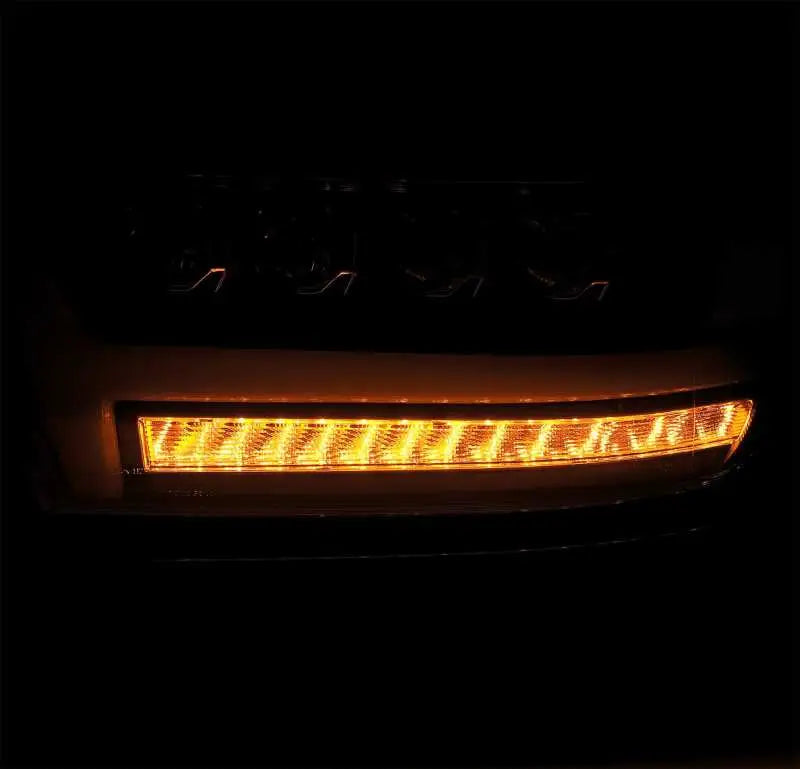 AlphaRex 19-20 Ram 1500HD NOVA LED Proj Headlights Plank Style Gloss Blk w/Activ Lght/Seq Signal/DRL - Truck &