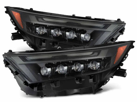 AlphaRex 19-23 Toyota RAV4 NOVA LED Projector Headlights Alpha-Black - 880857 - Lights