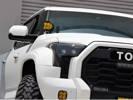 AlphaRex 22-23 Toyota Tundra LUXX-Series Headlights Alpha-Black w/Amber DRL - Req 810029 OR 810030 - 880873 - Lights