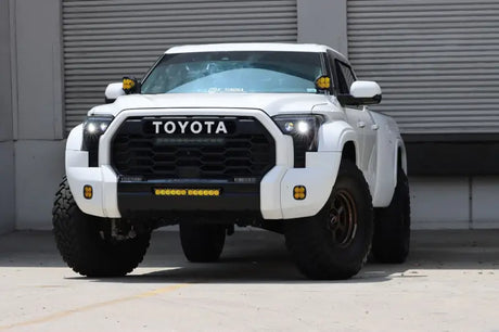 AlphaRex 22-23 Toyota Tundra LUXX-Series Headlights Alpha-Black w/Amber DRL - Req 810029 OR 810030 - 880873 - Lights