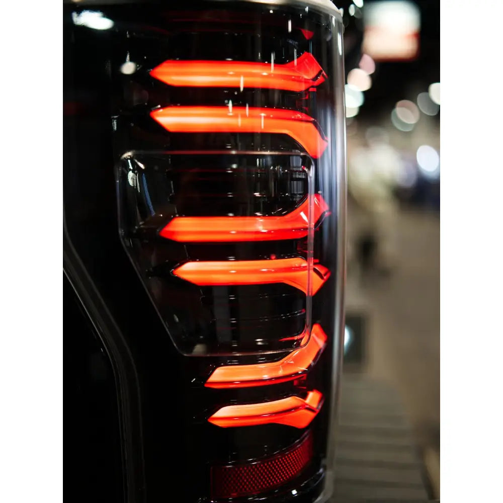 Alpharex USA Plug-N-Play Install Tail Light Assembly 659090 - Black Led Lights Alpha-Black