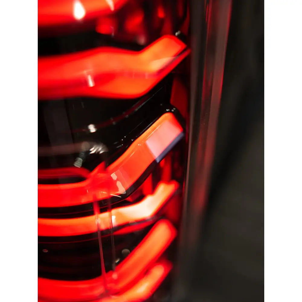 Alpharex USA Plug-N-Play Install Tail Light Assembly 659090 - Black Led Lights Alpha-Black