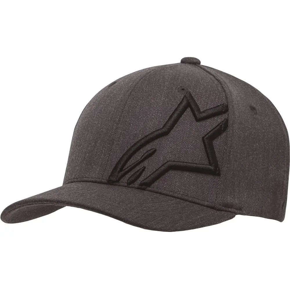 Alpinestars Corporate Shift 2 Curved Brim HAT - Dark Gray Black SM/MD - Headgear
