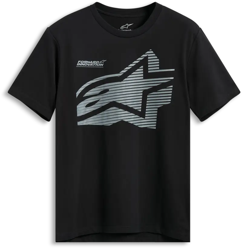 Fasting Ss Csf Tee Black Lg - ALPINESTARS