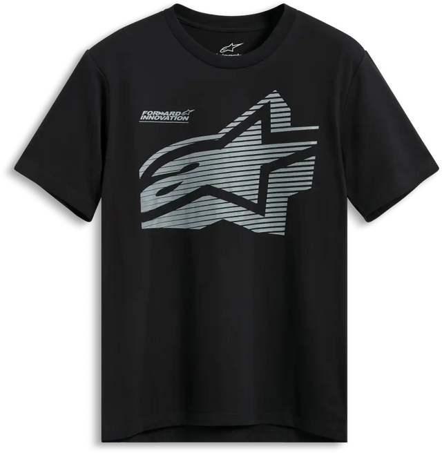 Fasting Ss Csf Tee Black Lg - ALPINESTARS