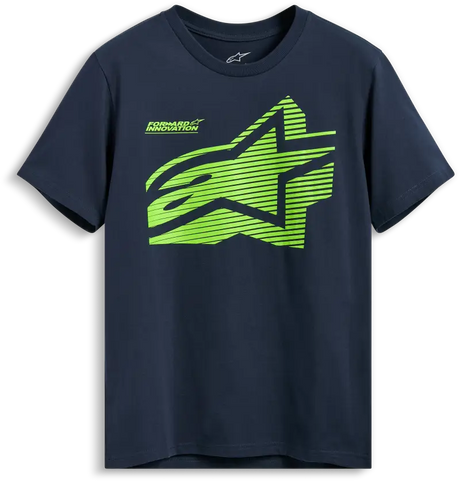 Fasting Ss Csf Tee Navy 2x - ALPINESTARS