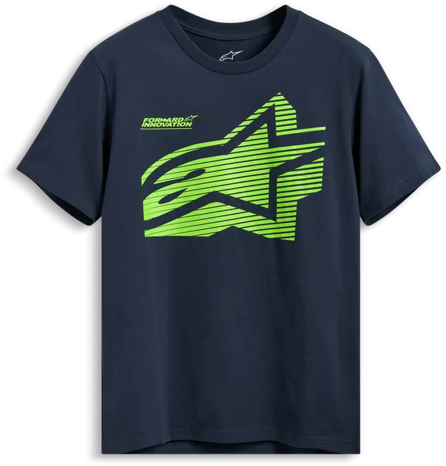 Fasting Ss Csf Tee Navy 2x - ALPINESTARS