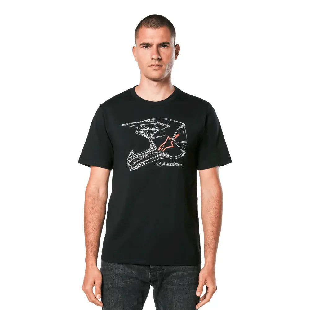 Alpinestars MX Helmet CSF T-Shirt 1214-73116-10-S