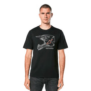 Alpinestars MX Helmet CSF T-Shirt 1214-73116-10-S
