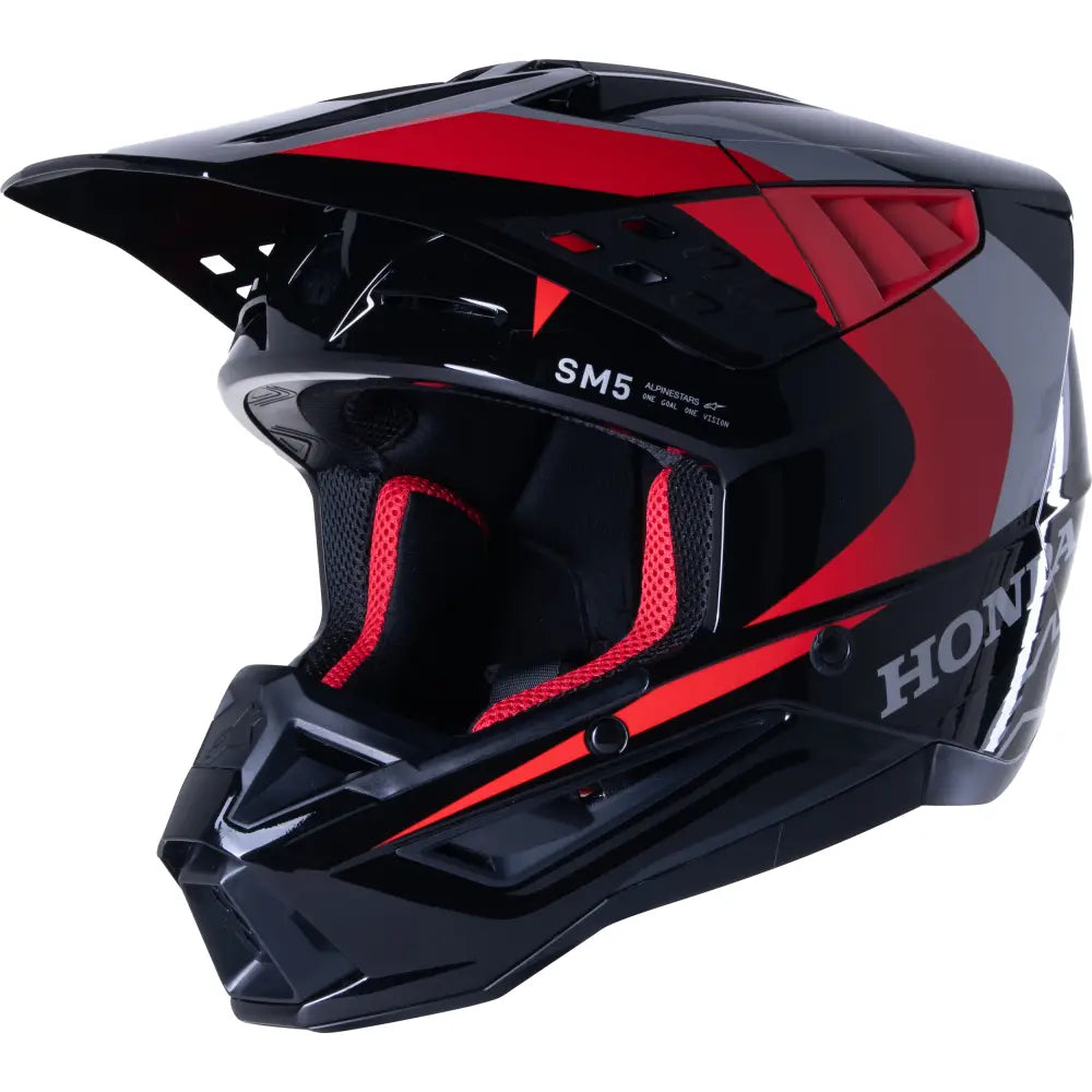 Alpinestars S-M5 Helmet 8308123-1333-XS - Black Small S-M5