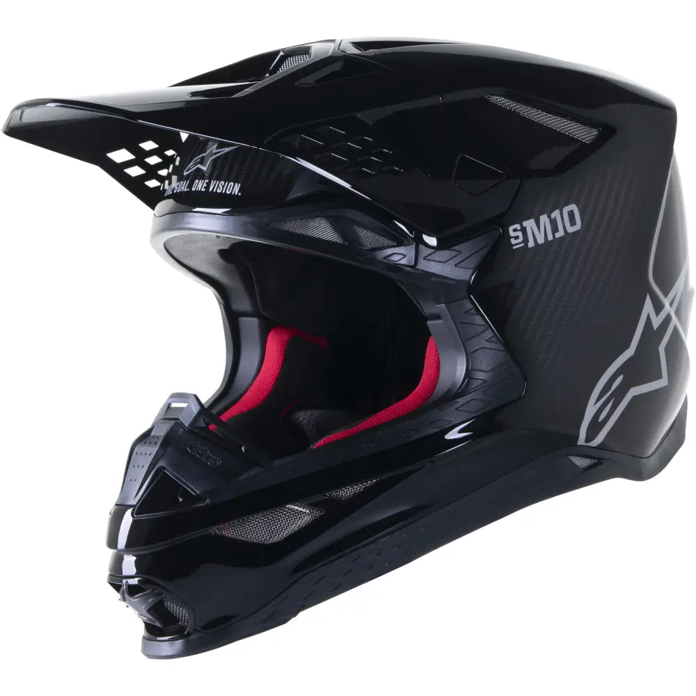 Alpinestars S-M10 Helmet 8300323-1188-XS - Black Small Supertech S-M10 Solid