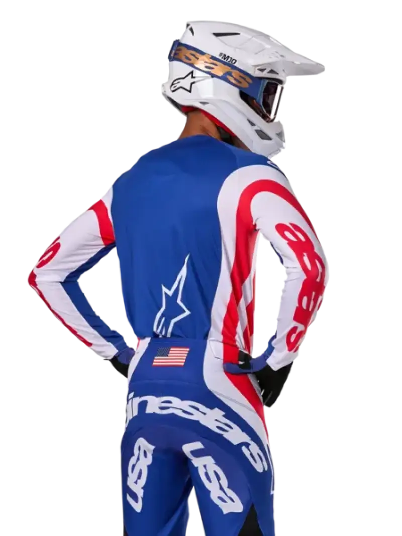 Alpinestars Techstar Union Limited Edition Jersey Red/Dark Blue/White 