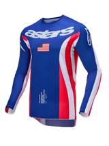 Alpinestars Techstar Union Limited Edition Jersey Red/Dark Blue/White 