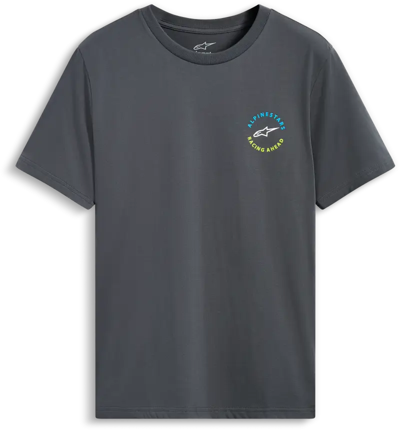 True Ss Csf Tee Charcoal Md - ALPINESTARS