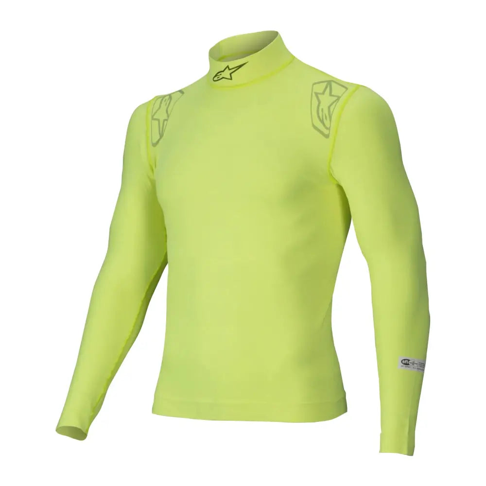 Alpinestars USA FIA Approved Fire Retardant Underwear Tops 4750325-55-XSS - Yellow