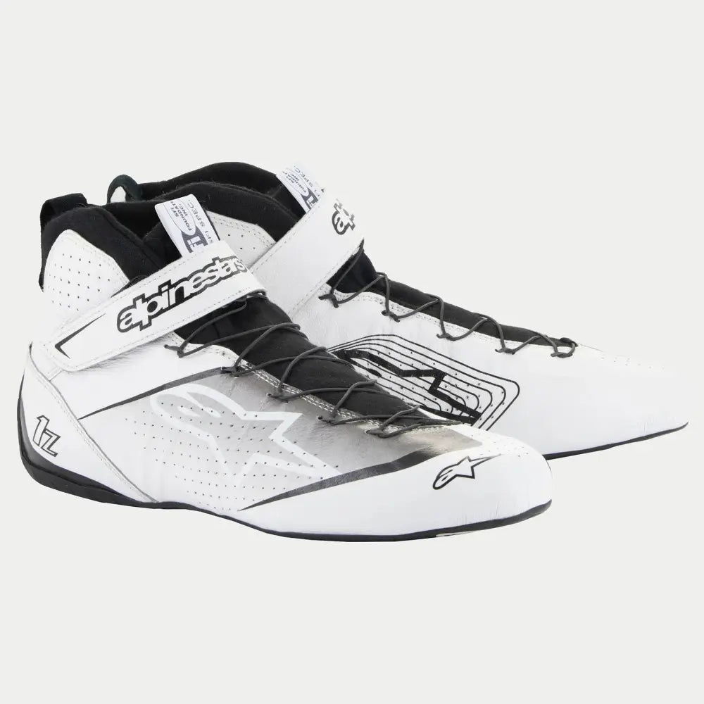 Alpinestars USA Leather Outer Driving Shoe 2715524-21-10.5 - White Tech-1Z V3 Size 10.5