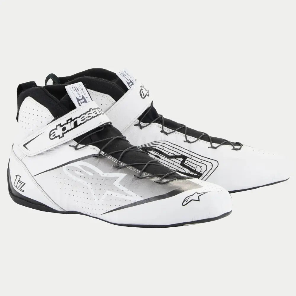 Alpinestars USA Leather Outer Driving Shoe 2715524-21-8.5 - White Tech-1Z V3 Size 8.5