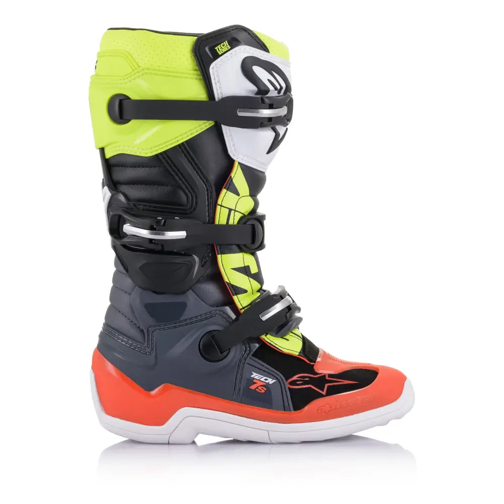 Alpinestars Tech 7S Boots Footwear 2015017-9058-2 - Dark Gray SZ 02